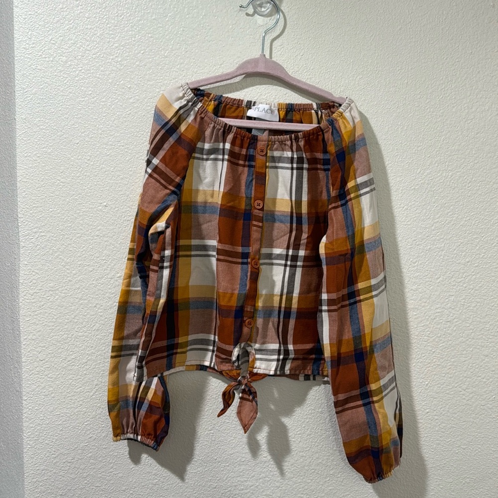 GUC Plaid Girls Top 7/8 Children’s Place